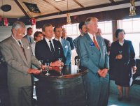 Fr. v. Börje Thorström, Lars Winberg och Carl-Wilhelm Stenhammar Fr. v. Börje Thorström, Lars Winberg och Carl-Wilhelm Stenhammar